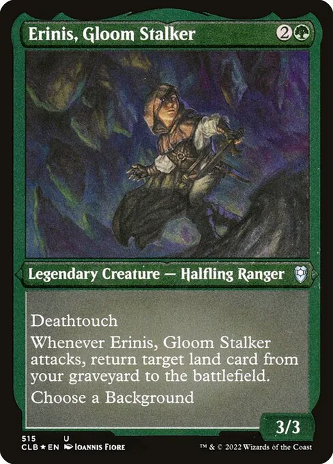Erinis, Gloom Stalker, carte 515 de Commander Legends: Battle for Baldur's Gate