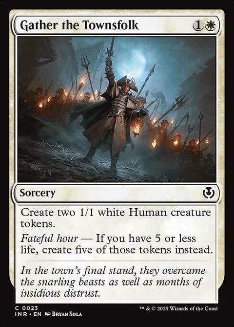 Gather the Townsfolk, card 23 from Innistrad Remastered