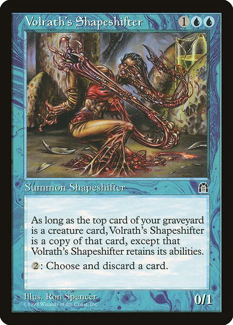 Volrath's Shapeshifter, card 48 from Stronghold