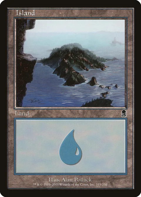 Island, card 335 from Odyssey