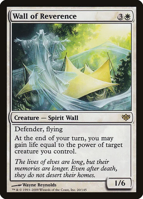 Wall of Reverence, card 20 from Conflux