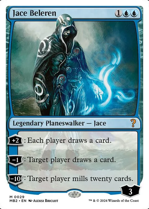 Jace Beleren, card 29 from Mystery Booster 2