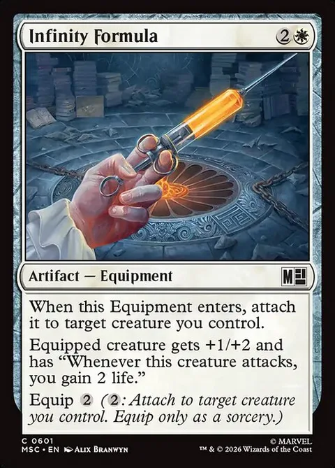 Infinity Formula, carte 601 de Marvel Super Heroes Commander