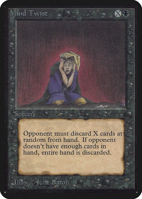 Mind Twist, carte 115 de Limited Edition Alpha