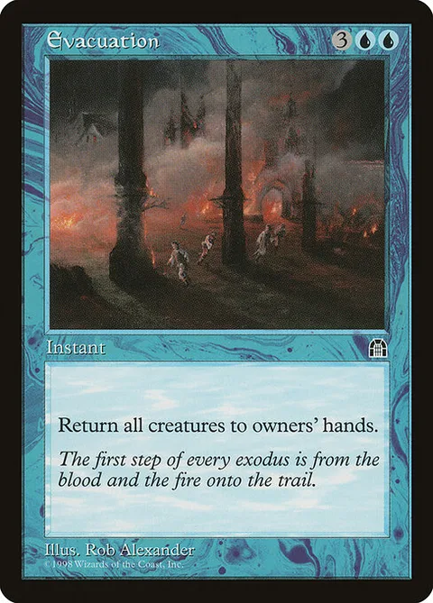 Evacuation, card 30 from Stronghold