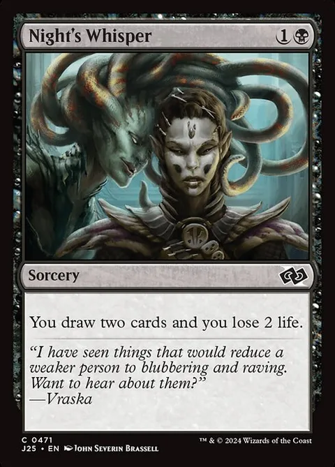 Night's Whisper, card 471 from Foundations Jumpstart