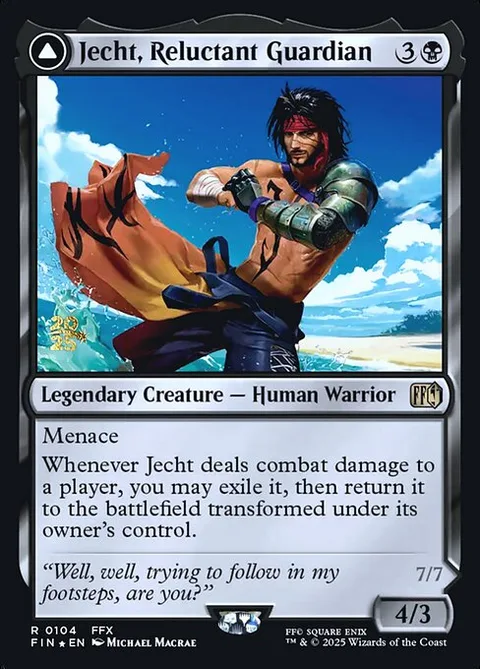 Jecht, Reluctant Guardian // Braska's Final Aeon, carte 104s de Final Fantasy Promos