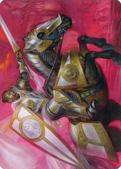Sigiled Sentinel // Sigiled Sentinel, card 9 from March of the Machine Art Series