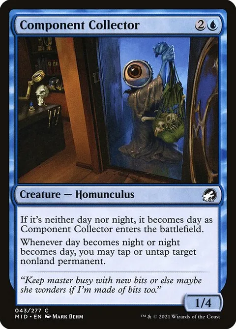 Component Collector, card 43 from Innistrad: Midnight Hunt