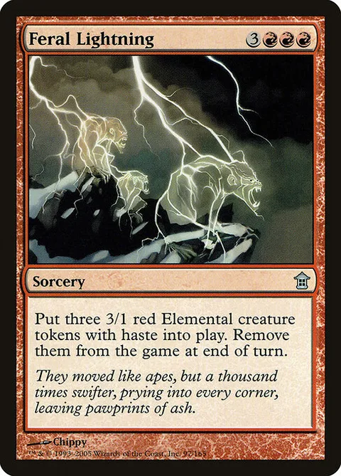 Feral Lightning, carte 97 de Saviors of Kamigawa