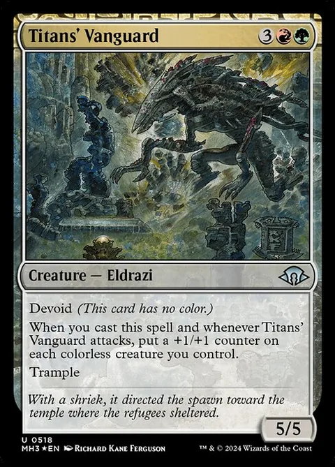 Titans' Vanguard, card 518 from Modern Horizons 3