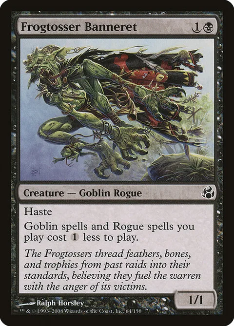 Frogtosser Banneret, card 64 from Morningtide