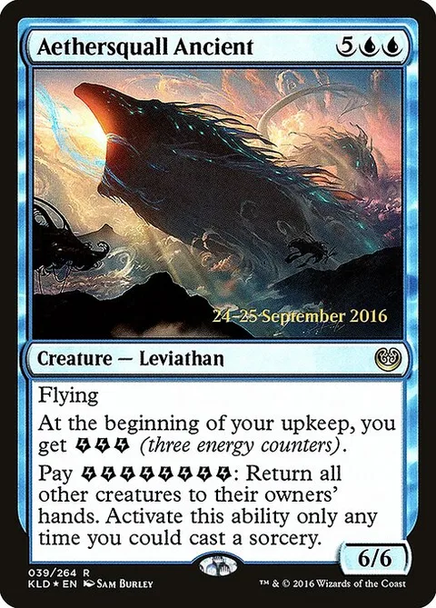 Aethersquall Ancient, card 39s from Kaladesh Promos