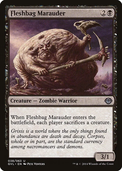 Fleshbag Marauder, card 38 from Duel Decks Anthology: Garruk vs. Liliana