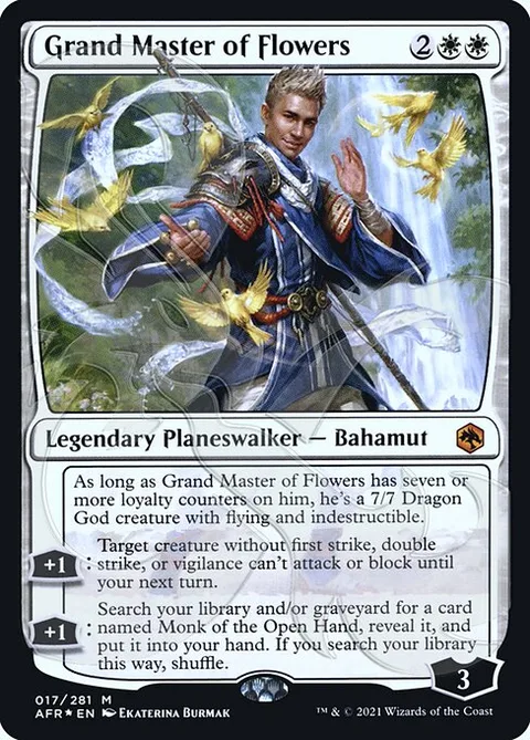 Grand Master of Flowers, carte 17a de Adventures in the Forgotten Realms Promos