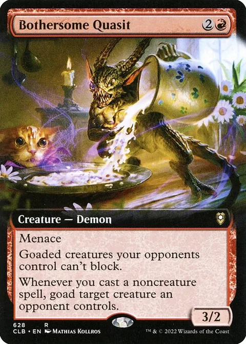 Bothersome Quasit, card 628 from Commander Legends: Battle for Baldur's Gate