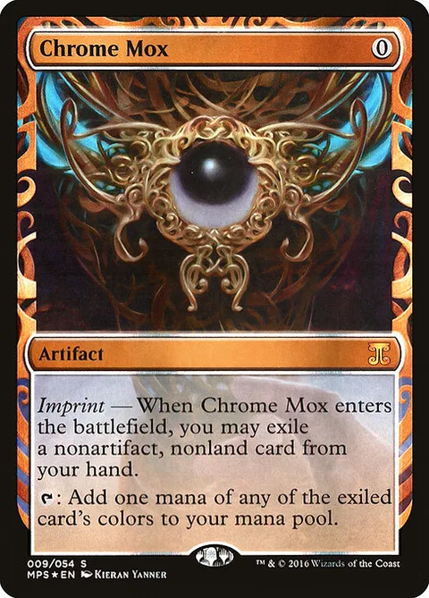 Chrome Mox, card 9 from Kaladesh Inventions