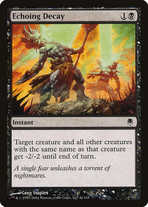 Echoing Decay, card 41 from Darksteel