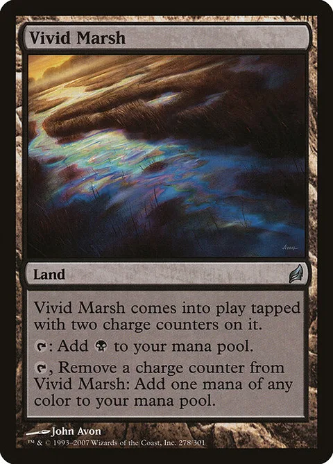 Vivid Marsh, card 278 from Lorwyn