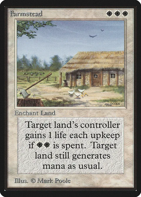 Farmstead, card 20 from Limited Edition Beta