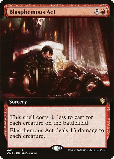 Blasphemous Act, carte 661 de Commander Legends