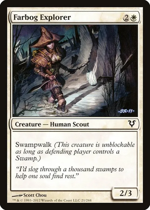Farbog Explorer, card 21 from Avacyn Restored