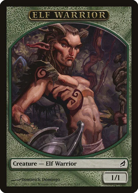 Elf Warrior, carte 9 de Lorwyn Tokens