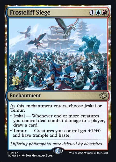 Frostcliff Siege, card 187s from Tarkir: Dragonstorm Promos
