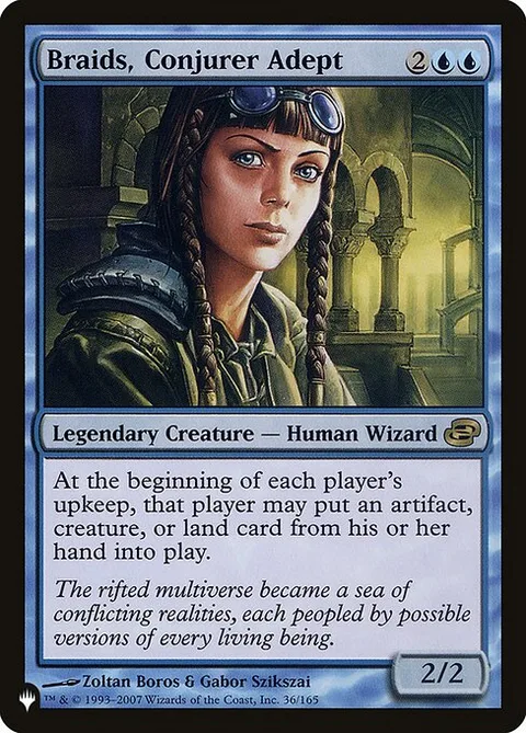 Braids, Conjurer Adept, carte PLC-36 de The List