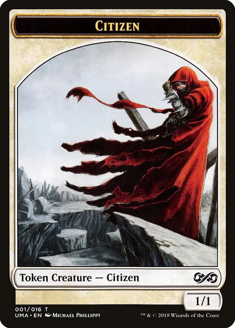 Citizen, card 1 from Ultimate Masters Tokens