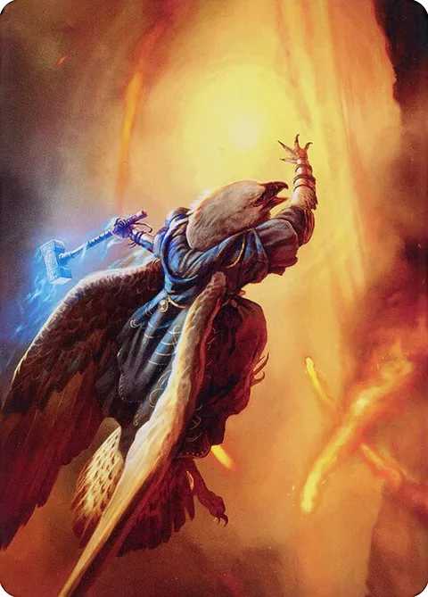 Battlewing Mystic // Battlewing Mystic, carte 14 de Dominaria United Art Series