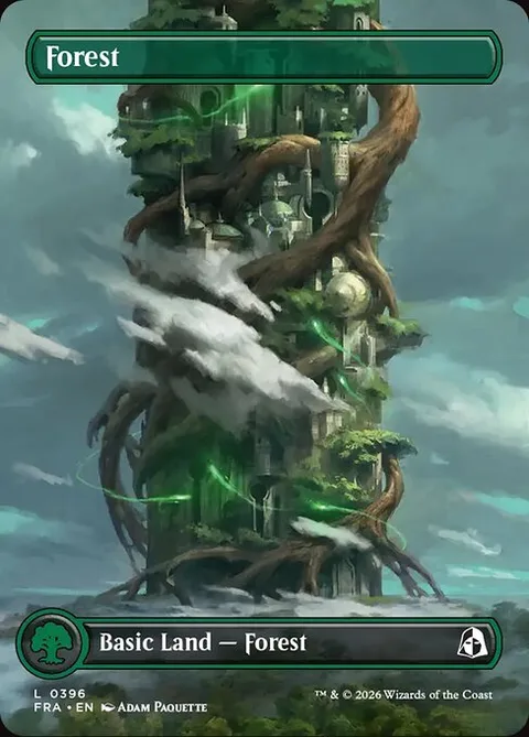 Forest, card 396 from Reality Fracture