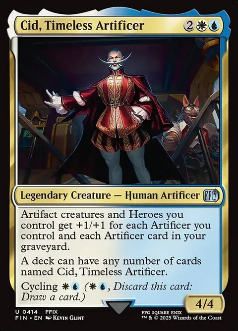 Cid, Timeless Artificer, card 414 from Final Fantasy