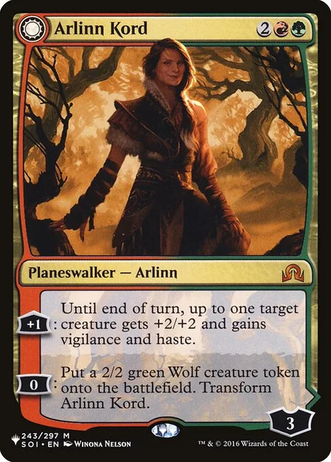 Arlinn Kord // Arlinn, Embraced by the Moon, carte SOI-243 de The List