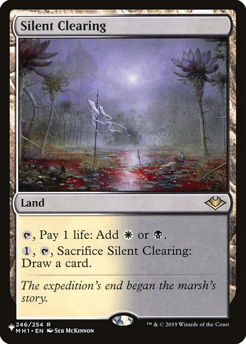 Silent Clearing, card MH1-246 from The List