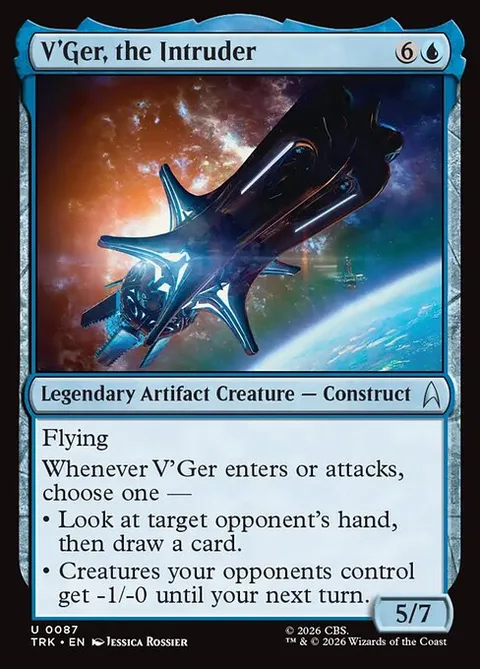 V'Ger, the Intruder, card 87 from Star Trek
