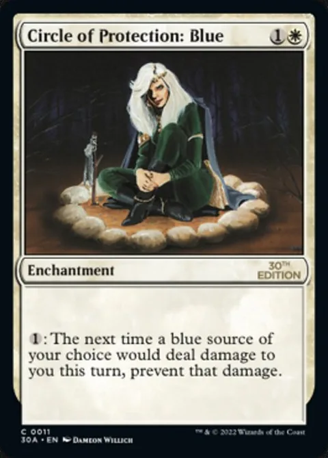 Circle of Protection: Blue, carte 11 de 30th Anniversary Edition