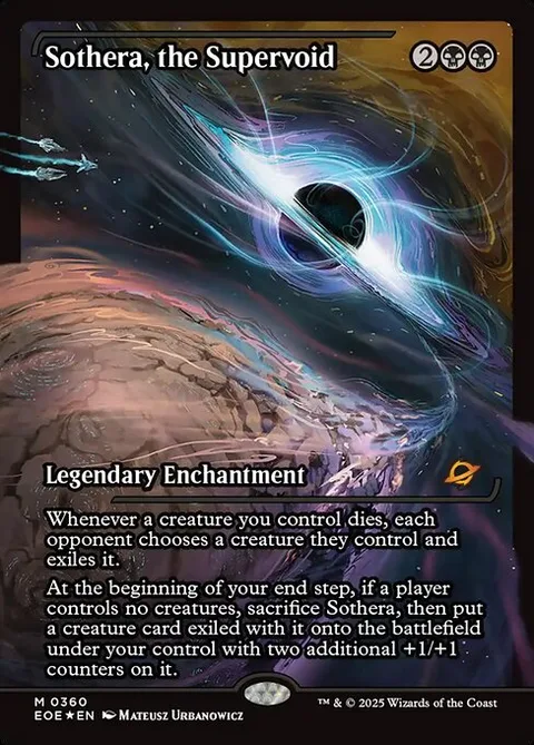 Sothera, the Supervoid, carte 360 de Edge of Eternities