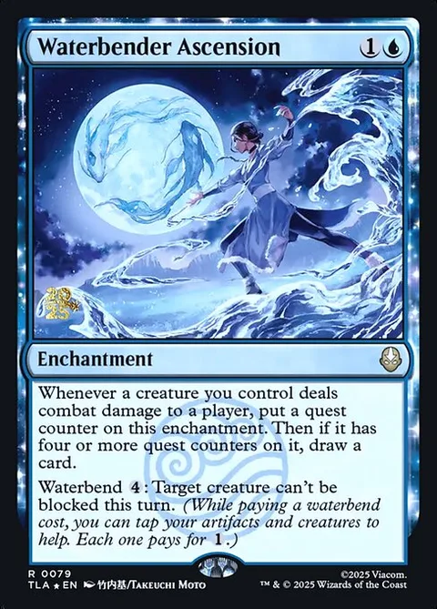 Waterbender Ascension, card 79s from Avatar: The Last Airbender Promos