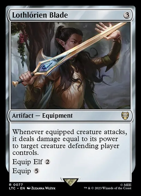 Lothlórien Blade, carte 77 de Tales of Middle-earth Commander