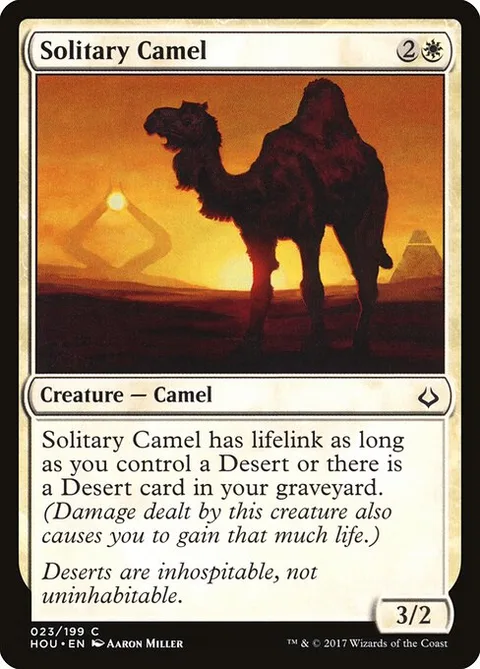 Solitary Camel, card 23 from Hour of Devastation