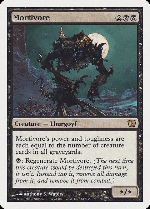 Mortivore, card 147 from Ninth Edition