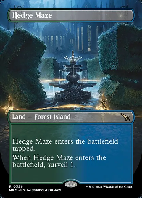 Hedge Maze, card 326 from Murders at Karlov Manor