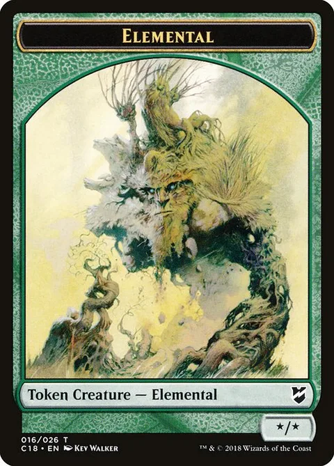 Elemental, carte 16 de Commander 2018 Tokens