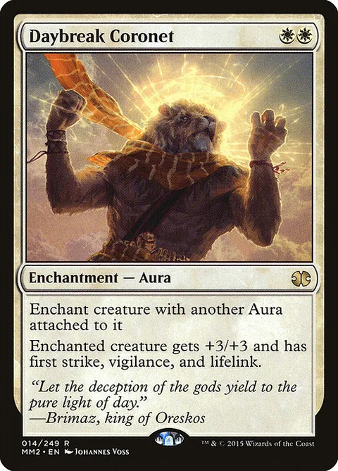 Daybreak Coronet, card 14 from Modern Masters 2015