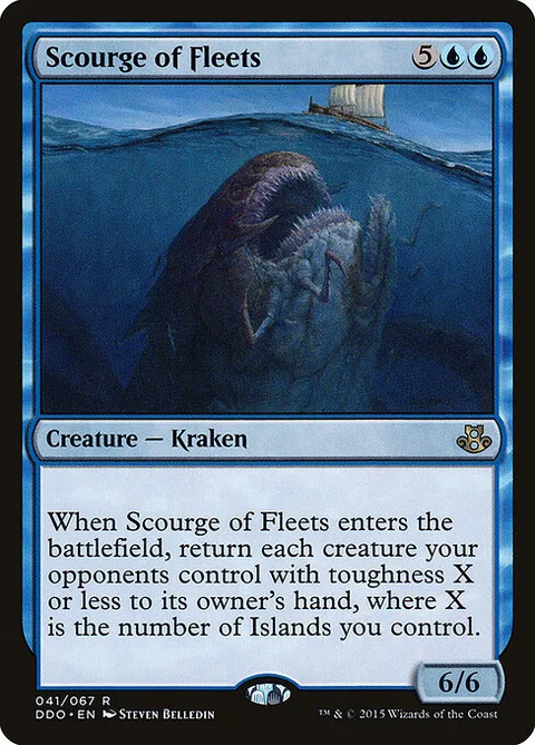 Scourge of Fleets, card 41 from Duel Decks: Elspeth vs. Kiora