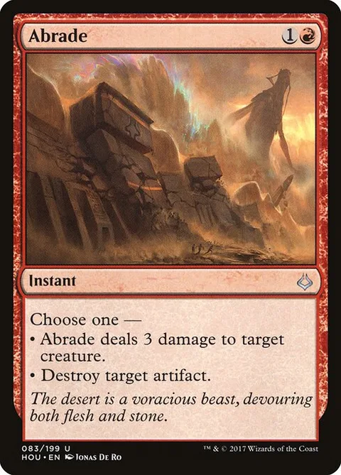 Abrade, card 83 from Hour of Devastation