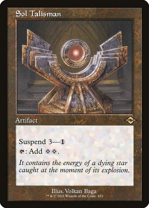 Sol Talisman, card 432 from Modern Horizons 2