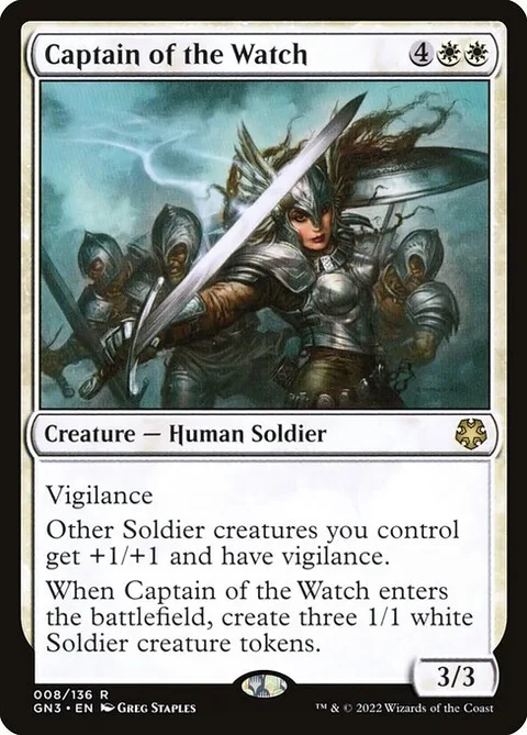 Captain of the Watch, card 8 from Game Night: Free-for-All