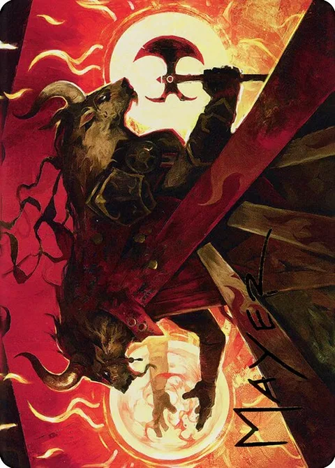 Hurloon Battle Hymn // Hurloon Battle Hymn, card 33 from Dominaria United Art Series